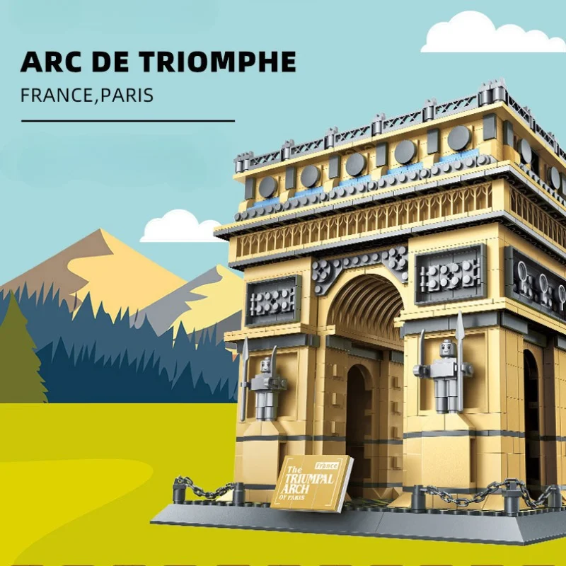 Lego Set Creator - Triumphal Arch Of France Building Blocks