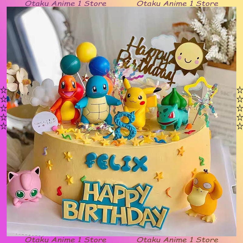 13PCS/SET Pikachu Cake Topper  - Vinyl Figure Blank recension och pris