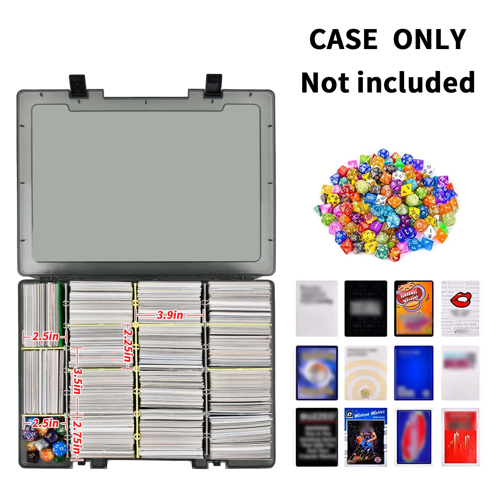 Clear Trading Card Storage Box - Card Penny Sleeve recension och pris