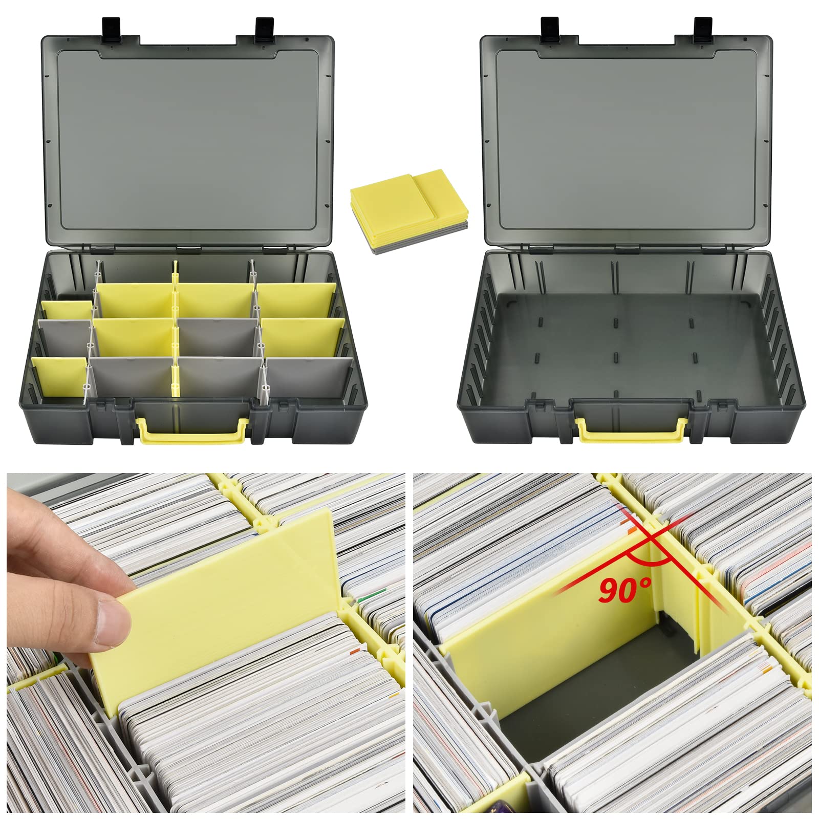 Clear Trading Card Storage Box - Card Penny Sleeve recension och pris