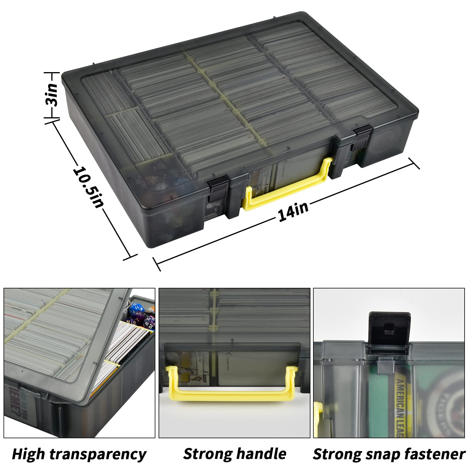 Clear Trading Card Storage Box - Card Penny Sleeve recension och pris