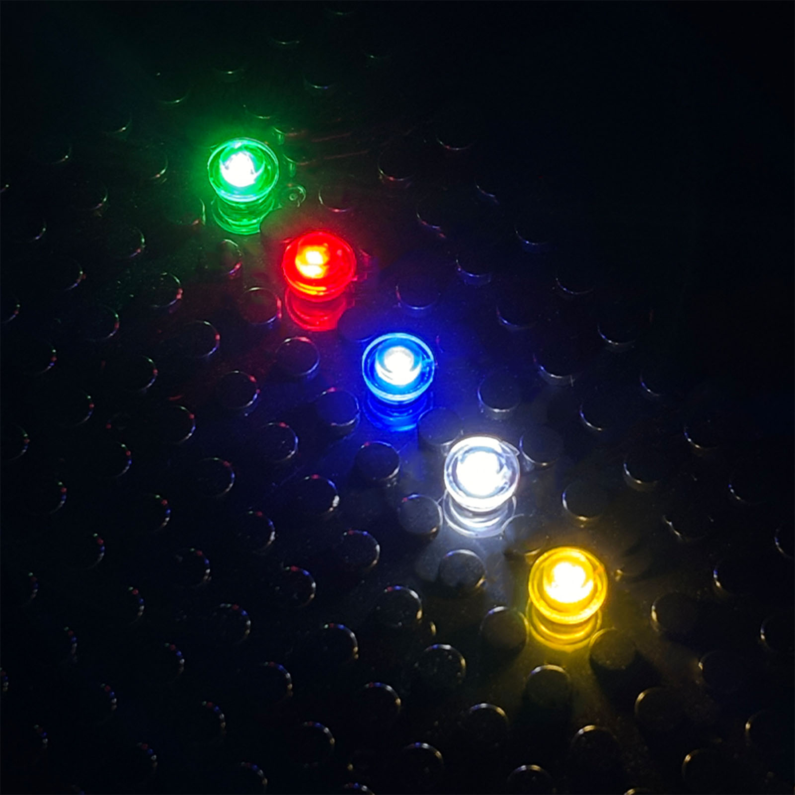 LYBMTWF 10pcs 1X1 Round light  - Lego Set Technic recension och pris