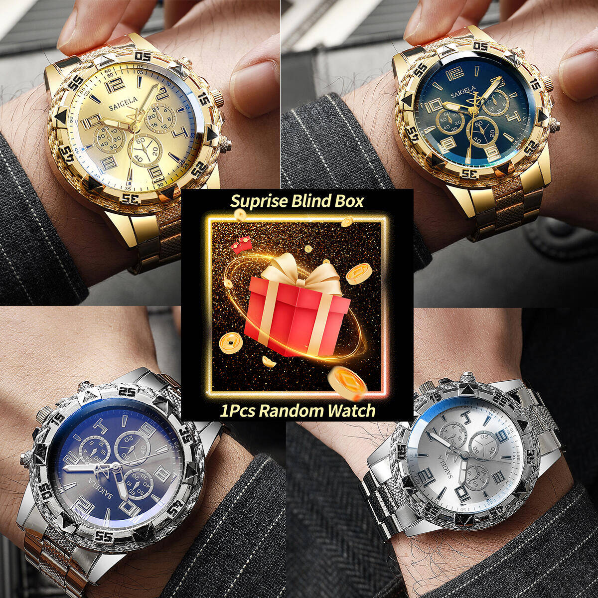 1PC Surprise Mystery Watch Bli - Mystery Box Blind Bag recension och pris
