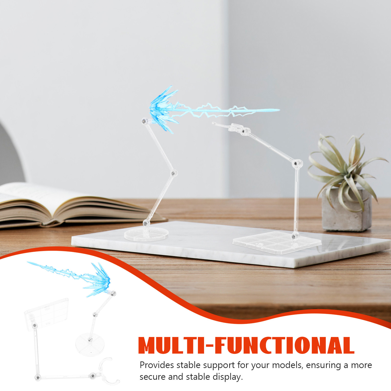 1Set Clear Adjustable Action F - Action Figure Stand recension och pris